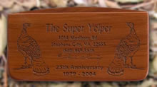 25th Anniversary Edition Laser Engraved Signature Series Super Yelper - Cedar